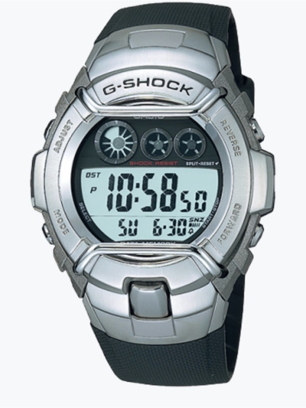 G-Shock Digital Sliver Watch